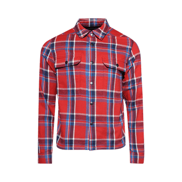 Rick Owens DRKSHDW Cropped Outershirt 'Red Plaid'