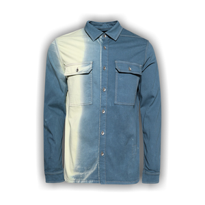 Rick Owens DRKSHDW Denim Outershirt 'Toothpaste Degrade'