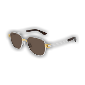 Bottega Veneta Square Sunglasses 'Brown/Havana'