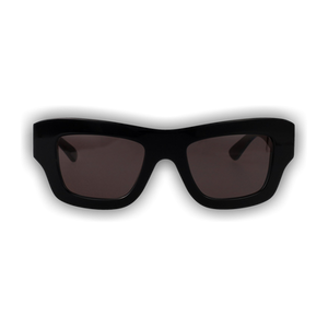 Bottega Veneta Ultrathin Squared Sunglasses 'Black/Grey'
