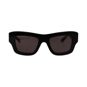 Bottega Veneta Ultrathin Squared Sunglasses 'Black/Grey'