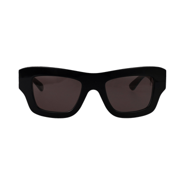 Bottega Veneta Ultrathin Squared Sunglasses 'Black/Grey'