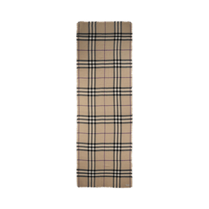 Burberry Large Check Gauze Scarf 'Sand/Lichen'
