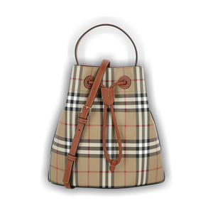 Burberry Small TB Bucket Bag 'Vintage Check/Briar Brown'