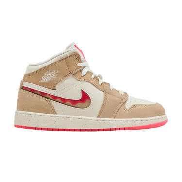 Air Jordan 1 Mid SE GS 'Peanut Butter & Jelly'