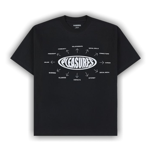 Pleasures Overview Logo T-Shirt 'Black'