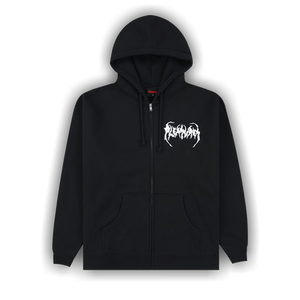 Pleasures Pond Zip Hoodie 'Black'