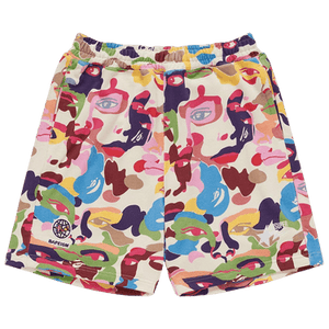 BAPE x KidSuper Camo Sweat Shorts 'Multicolor'