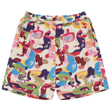 BAPE x KidSuper Camo Sweat Shorts 'Multicolor'
