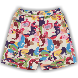 BAPE x KidSuper Camo Sweat Shorts 'Multicolor'