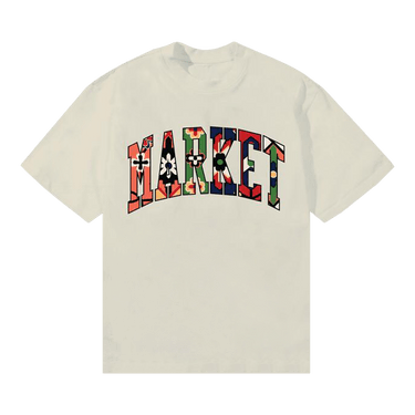 Market Floral Rug Arc T-Shirt 'Ecru'