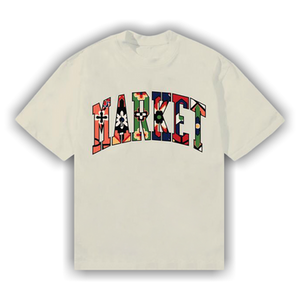 Market Floral Rug Arc T-Shirt 'Ecru'