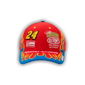 Market x NASCAR Legend Jeff Gordon 47 MVP Flames Cap 'Tourch Red'