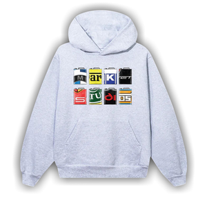 Market Oil Can Hoodie 'Ash Grey'