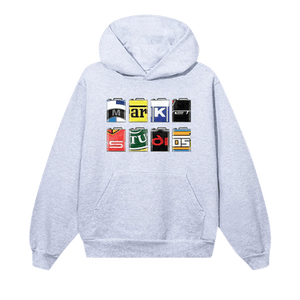 Market Oil Can Hoodie 'Ash Grey'