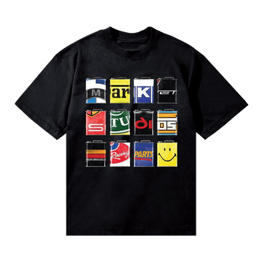 Market Smiley Oil Can T-Shirt 'Black'