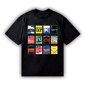 Market Smiley Oil Can T-Shirt 'Black'