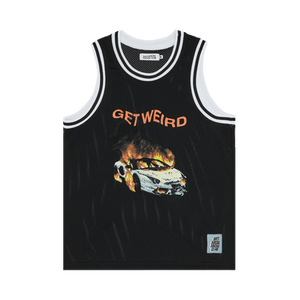 Anti Social Social Club Burnout Basketball Jersey 'Black'
