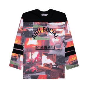 Anti Social Social Club Burnout Hockey Jersey 'Multicolor'