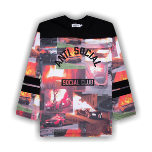 Anti Social Social Club Burnout Hockey Jersey 'Multicolor'