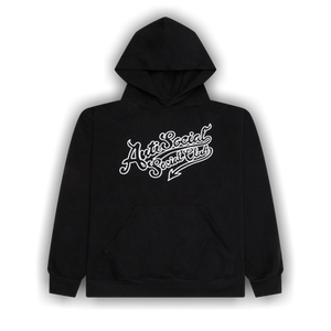 Anti Social Social Club Script Club Hoodie 'Black'