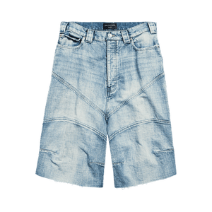 Balenciaga Knee Dart Shorts 'Light Blue'