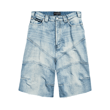 Balenciaga Knee Dart Shorts 'Light Blue'