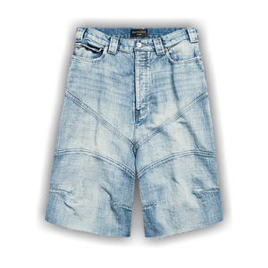 Balenciaga Knee Dart Shorts 'Light Blue'