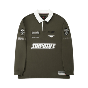 Air Jordan Essentials Long-Sleeve Rugby Top 'Cargo Khaki'