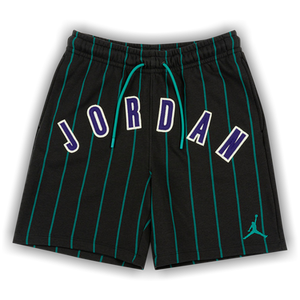Air Jordan Brooklyn Fleece Striped Diamond Short 'Off Black/New Emerald'