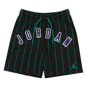 Air Jordan Brooklyn Fleece Striped Diamond Short 'Off Black/New Emerald'