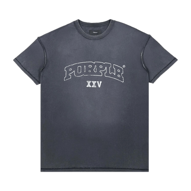 PURPLE BRAND Textured Inside Out Tee 'Black'