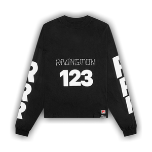 RIVINGTON roi Rebis Uso 123 Garden Long-Sleeve Tee 'Mechanic Black'