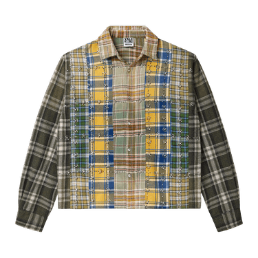 Vale Forever Earth Day Flannel 'Green/Patchwork'