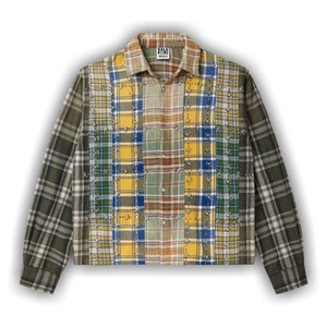 Vale Forever Earth Day Flannel 'Green/Patchwork'