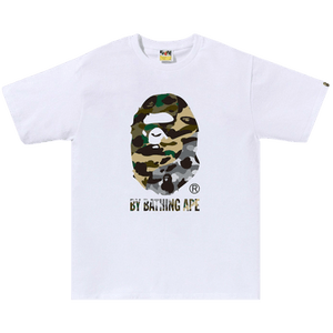 BAPE 1st Camo Crazy By Bathing Ape Tee 'White'