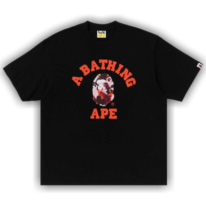 BAPE Map Camo College Relaxed Fit Tee 'Black'