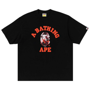 BAPE Map Camo College Relaxed Fit Tee 'Black'