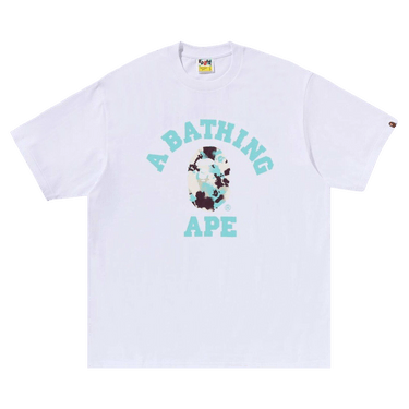 BAPE Map Camo College Relaxed Fit Tee 'White'