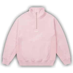 Palace 1/4 Zip Wash Out Funnel 'Lush Flush'