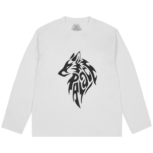 Palace Sketchy Lone Wolf Long-Sleeve 'White'