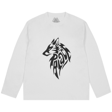Palace Sketchy Lone Wolf Long-Sleeve 'White'