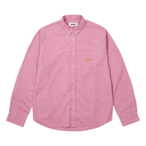 Palace Oxford Shirt 'Burgundy'