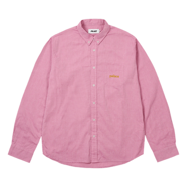 Palace Oxford Shirt 'Burgundy'
