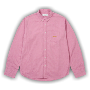 Palace Oxford Shirt 'Burgundy'