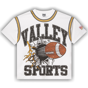 Vale Forever Classic Bling Tee 'White/Brown'