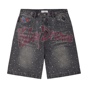 Vale Forever Iced Out Jorts 'Black'