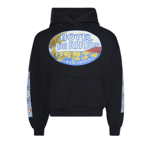 Rhude Hotel Hoodie 'Vintage Black'