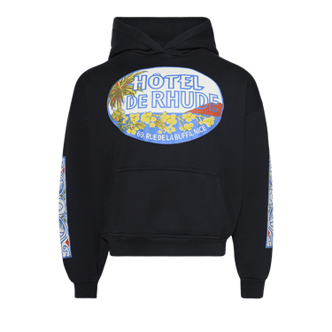 Rhude Hotel Hoodie 'Vintage Black'
