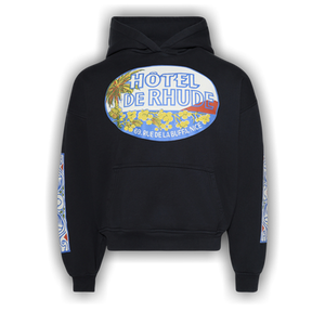 Rhude Hotel Hoodie 'Vintage Black'